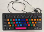 Toetsenbord voor Typeles blind Typen, Computers en Software, Toetsenborden, Ophalen of Verzenden, Qwerty, Gebruikt, Bedraad