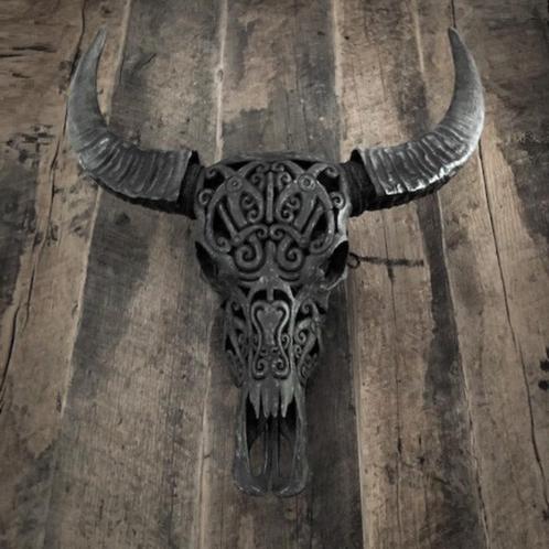 Buffel schedels wand & op standaard gewei hoorns taxidermie, Verzamelen, Dierenverzamelingen, Nieuw, Ophalen of Verzenden
