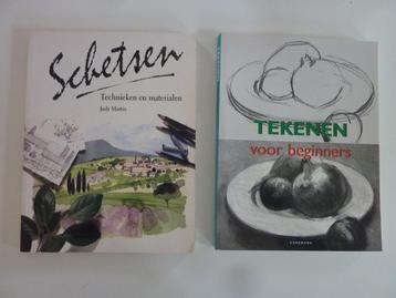 Schetsen - technieken en materialen-Tekenen voor beginners beschikbaar voor biedingen