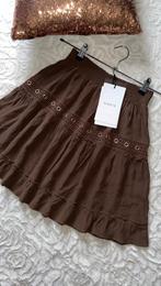 Nikkie reza skirt bruin maat 38, Maat 38/40 (M), Bruin, Nieuw, Ophalen of Verzenden