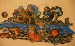 Heinrich Eugen, twee gouache's, Ophalen