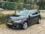 Audi A1 1.4 Tfsi S-line 90KW 2010 Zwart Xenon-Navi-, Auto's, Voorwielaandrijving, 4 stoelen, Origineel Nederlands, 1200 kg