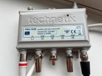 Technetix signaal versterker FRA-752X (Ziggo), Ophalen of Verzenden, Zo goed als nieuw, Minder dan 2 meter, Coaxiale kabel