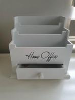 Witte houten brievenbak organizer / telefoonhouder bi gratis, Ophalen of Verzenden