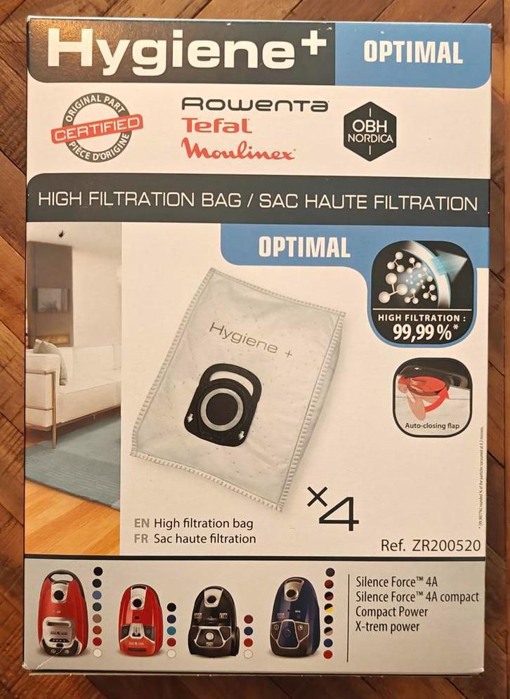 28x Rowenta Hygiene+ stofzuigerzakken ZR200520, nieuw!, Witgoed en Apparatuur, Stofzuigers, Nieuw, Stofzuiger, Ophalen