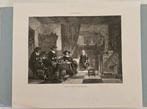 Gravure "Vondel in burgemeesterskamer", Ophalen of Verzenden