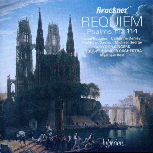 BRUCKNER Requiem & Psalms 112 & 114 CD BEST HYPERION, Cd's en Dvd's, Cd's | Klassiek, Gebruikt, Vocaal, Romantiek, Ophalen of Verzenden