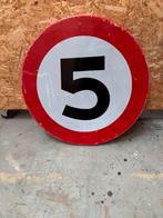 Verkeersbord 5 km pwr uur, Ophalen