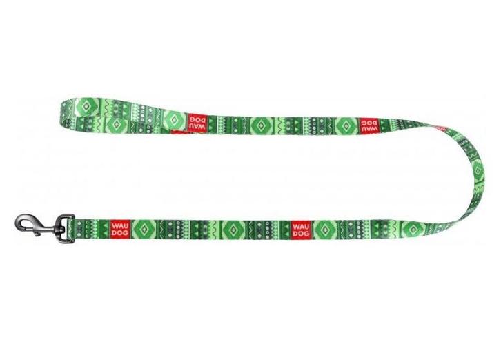 WAUDOG Ethno Green Hondenlijn Nylon 15 mm x 122 cm KOOPJE!!!, Dieren en Toebehoren, Hondenriemen, Nieuw, Hondenriem, Ophalen of Verzenden