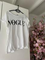Super leuk wit tshirt dames one size Vogue, Gedragen, Maat 38/40 (M), Ophalen of Verzenden, Wit