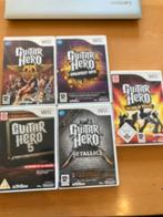Wii - Guitar Hero, Spelcomputers en Games, Muziek, Gebruikt, Ophalen of Verzenden, 3 spelers of meer