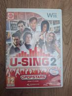 U-Sing 2 Popstars Edition - Wii, Spelcomputers en Games, Games | Nintendo Wii, Muziek, Gebruikt, 1 speler, Eén computer