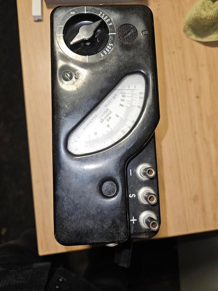 Vintage Voltmeter - Meetinstrument, Caravans en Kamperen, Kampeergereedschap, Ophalen of Verzenden