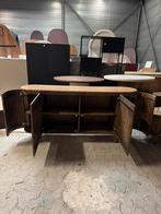 Dressoir travertin Japandi 175x40x85 B keus, Huis en Inrichting, Kasten | Dressoirs, Ophalen, Met deur(en), 150 tot 200 cm, Nieuw