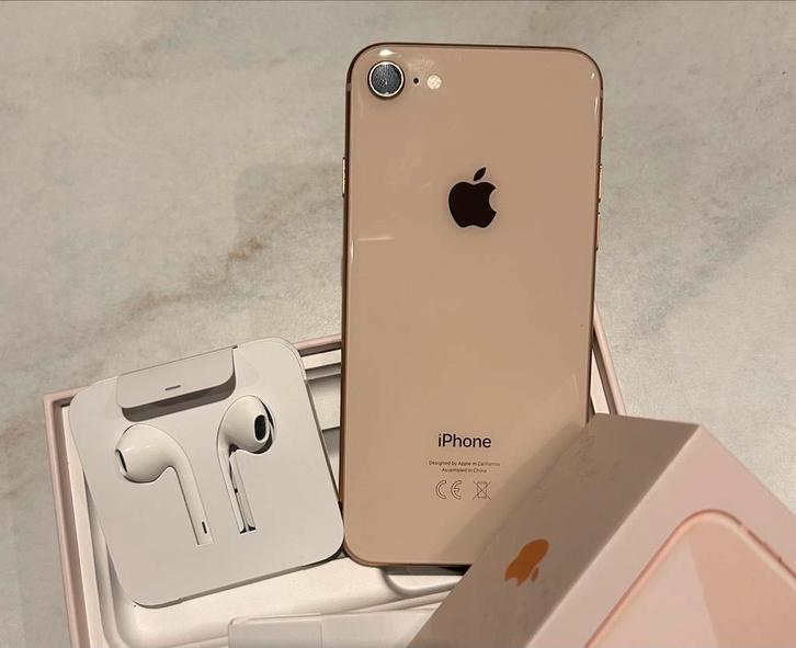 iPhone 8 Gold 64GB - Zeer Goede Staat!, Telecommunicatie, Mobiele telefoons | Apple iPhone, Zo goed als nieuw, 64 GB, Zonder abonnement