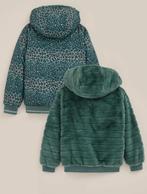 WE Fashion Winterjas Reversible maat 170-176 patrol, WE, Meisje, Ophalen of Verzenden, Zo goed als nieuw