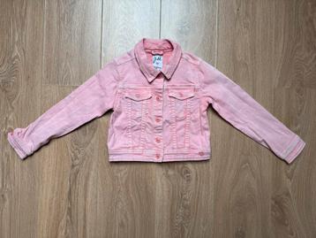 Shoeby Jill spijkerjasje roze ‘Eye Candy’ maat 122/128 beschikbaar voor biedingen