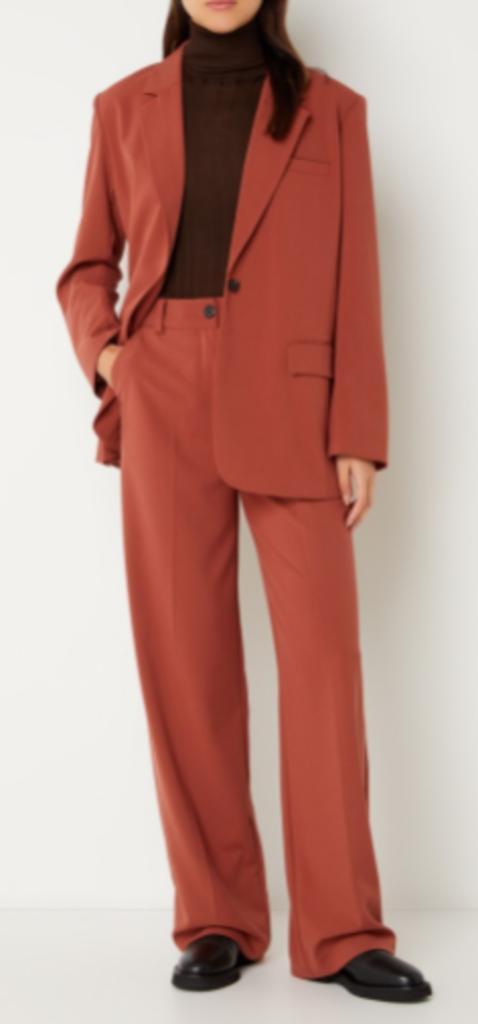 Prachtig Bruin pak van Modstrom maat M, Kleding | Dames, Jasjes, Kostuums en Pakken, Nieuw, Kostuum of Pak, Maat 38/40 (M), Bruin