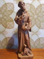 Houten beeld van Heilige Franciscus ., Ophalen of Verzenden