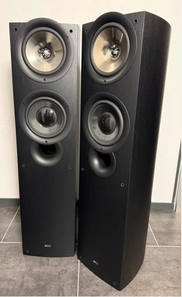 KEF iQ70 luidsprekers speakers boxen, Audio, Tv en Foto, Luidsprekers, Gebruikt, Front, Rear of Stereo speakers, 120 watt of meer