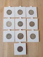 Halve Guldens 1857-1868 Compleet, Postzegels en Munten, Munten | Nederland, Ophalen of Verzenden, Koning Willem III