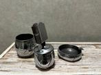 Vintage Verchroomde Rookset & Thee Zeef - Jaren 50, Antiek en Kunst, Antiek | Goud en Zilver, Ophalen