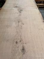 Xxl eiken boomstambladen 400x80-85x7 cm !!!, Verzenden, Eikenhout, 200 cm of meer, Natuurlijk