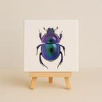Wandtegeltje beetle paars, Ophalen of Verzenden, Walkman