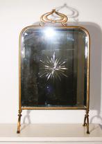 Art Nouveau haardscherm met facet geslepen spiegel, Ophalen