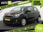 Peugeot 108 1.0 Aut. e-VTi Active Airco Bluetooth LED, Auto's, Peugeot, Stof, Gebruikt, 4 stoelen, Zwart