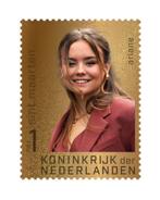 adv2 gouden postzegel prinses ariane, Ophalen of Verzenden