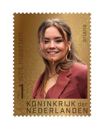 adv2 gouden postzegel prinses ariane beschikbaar voor biedingen