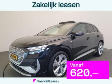 Audi Q4 e-tron 40 S-Line 77 kWh Panorama dak, ACC, Wegklapba beschikbaar voor biedingen