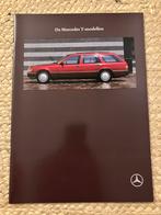 Mercedes-Benz S124 W124 T-model brochure 10/89, Ophalen of Verzenden, Mercedes