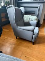 STRANDMON Kinderfauteuil, Vissle grijs - Ikea, Huis en Inrichting, Fauteuils, Ophalen, Hout, Minder dan 75 cm, 50 tot 75 cm