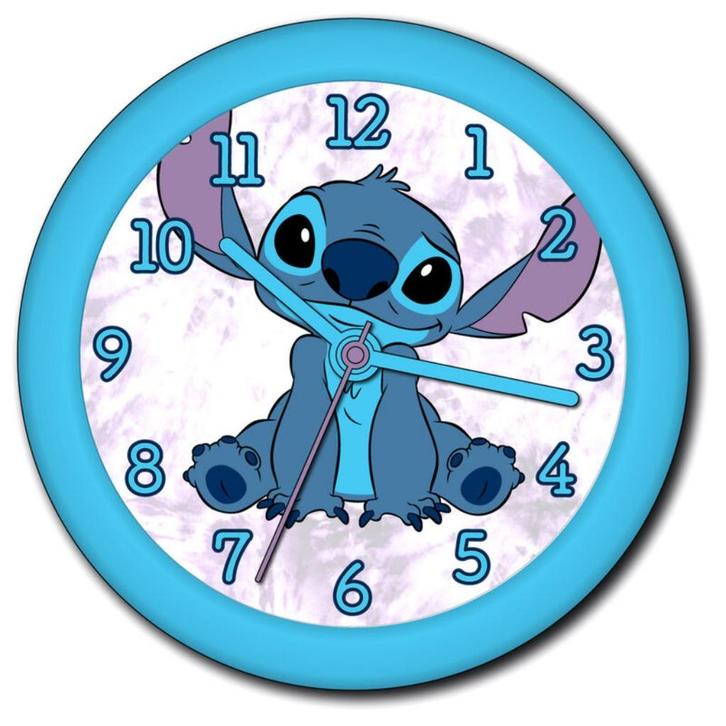 Stitch Wandklok - Disney, Kinderen en Baby's, Kinderkamer | Inrichting en Decoratie, Nieuw, Klok, Ophalen of Verzenden
