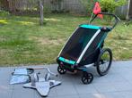 Thule Chariot 1 fietskar + accessoires, Ophalen, THULE, Opvouwbaar, Zo goed als nieuw