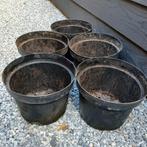 5 grote Kweekpotten - Diameter 28cm, Hoogte 22cm

Set van 5, Tuin en Terras, Bloempotten, Ophalen, Kunststof, Rond, Zo goed als nieuw