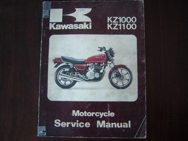 Kawasaki KZ1000 KZ1100 1981 motorcycle service manual Z1000, Motoren, Handleidingen en Instructieboekjes, Kawasaki, Ophalen of Verzenden