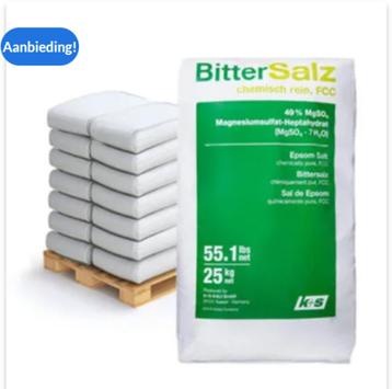 Bitterzout Epsom  Magnesiumsulfaat 14x25kg  beschikbaar voor biedingen