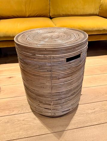 Sweet Living bamboe wasmand “Taco” - Ø45xH54 cm beschikbaar voor biedingen