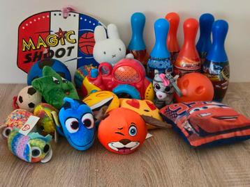 Mix & Match bundel |Pluche, emoji’s, sport & fantasie 🎳🧸🏀 beschikbaar voor biedingen