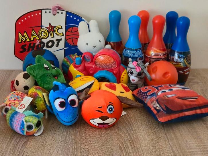 Mix & Match bundel |Pluche, emoji’s, sport & fantasie 🎳🧸🏀, Kinderen en Baby's, Speelgoed | Overig, Jongen of Meisje, Ophalen of Verzenden