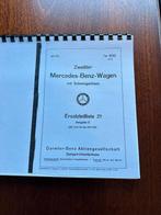 Onderdelenboek Mercedes W21 bj 1933, Boeken, Auto's | Boeken, Zo goed als nieuw, Mercedes-Benz, Mercedes, Ophalen of Verzenden