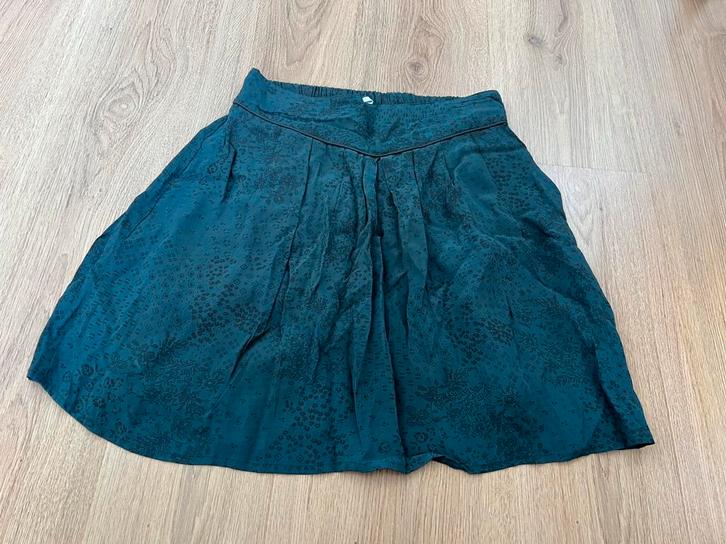 By-bar amsterdam zwart donker blauwgroen rokje m, Kleding | Dames, Rokken, Zo goed als nieuw, Maat 38/40 (M), Overige kleuren