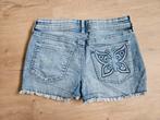 Heel gaaf spijkershort met vlinder detail! Maat 164., Broek, Meisje, H&M, Ophalen of Verzenden