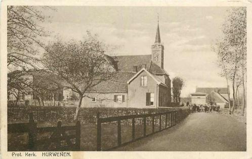 (377-391-005) Hurwenen Prot. Kerk, Verzamelen, Ansichtkaarten | Nederland, Gelderland, Verzenden