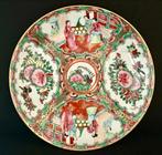 Famille Rose Canton Bord - 19cm Diameter Antiek Porselein, Ophalen of Verzenden