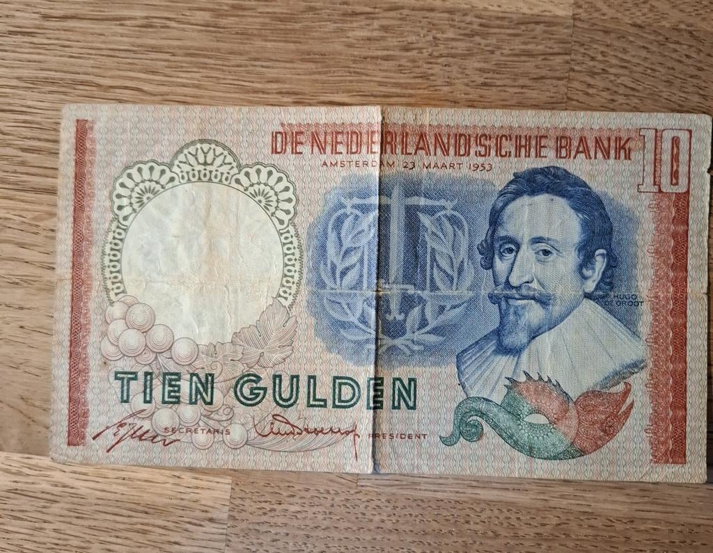 Tien gulden, 1953, Ophalen of Verzenden