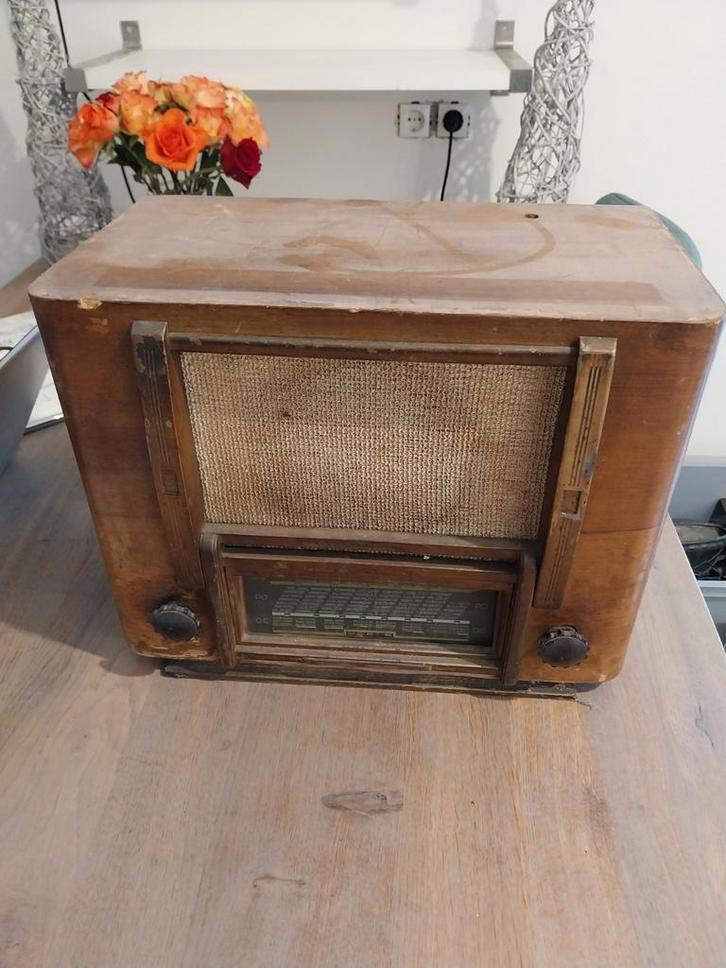 Antieke Radio - Decoratief Object, Audio, Tv en Foto, Radio's, Gebruikt, Radio, Ophalen